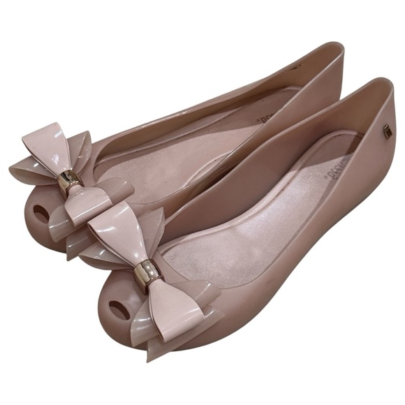 Melissa Ultragirl Sweet XII Ballet Flat in Blush Women’s Size 9 Comfort Chic - Picture 3 of 10